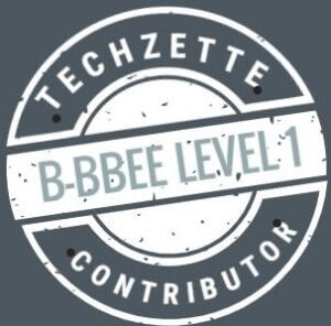 Techzette is a B-BBEE Level 1 Contributor