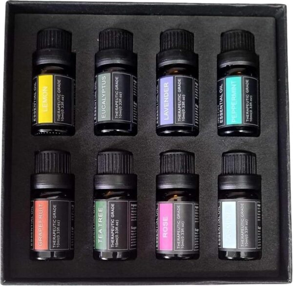 ESSENTIAL OIL 8 BOTTLES ©