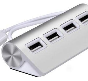 4 PORT USB2.0 HUB SILVER