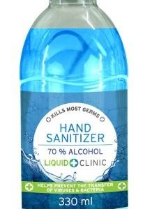 LIQUID CLINIC - HAND SANITIZER 330ML BOT