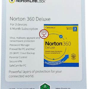 NORTON 360 DELUXE 3DEVICE 6MONTHS