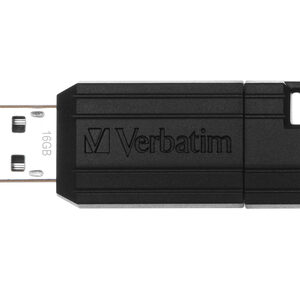VERBATIM 16GB PINSTRIPE USB BLACK