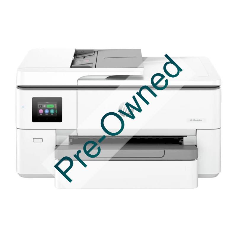 CPO HP OFFICEJET PRO 9720 WIDE FORMAT ALL-IN-ONE PRINTER. FUNCTIONS: PRINT, COPY, SCAN. PRINT TECHNOLOGY: HP THERMAL INKJET. PRINT SPEED: BLACK (A4, ISO): UP TO 22 PPM; COLOUR (A4, ISO): UP TO 18 PPM; DRAFT BLACK (A4): UP TO 34PPM; DRAFT COLOUR (A4): UP TO 34 PPM. PRINT RESOLUTION: BLACK (BEST): UP TO 1200 X 1200 RENDERED DPI; COLOUR (BEST): UP TO 4800 BY 1200OPTIMIZED DPI ON HP ADVANCE PHOTO PAPER 1200 BY 1200 DPI INPUT. MONTHLY DUTY CYCLE: UP TO 30,000 PAG CPO - CERTIFIED PRE-OWNED REFURBISHED