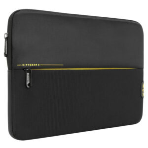 TARGUS CITYGEAR 11.6IN LAPTOP SLEEVE, DURABLE PADDED SLEEVE TO FIT UP TO 11.6” LAPTOPS, TABLETS & 2 IN 1 DEVICES, ZIPPED FRONT POCKET FOR STORAGE, CARRY ALONE OR INSIDE ANOTHER BAG