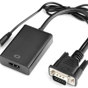 MALE VGA TO FEMALE HDMI+ AUDIO