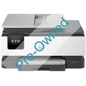 HP OFFICEJET PRO 8123 ALL-IN-ONEPRINTER. FUNCTIONS: PRINT, COPY, SCAN. PRINT TECHNOLOGY: HP THERMAL INKJET. PRINT SPEED: BLACK (A4, ISO): UP TO 20 PPM; COLOUR (A4, ISO): UP TO 10 PPM;DRAFT BLACK (A4): UP TO 29PPM; DRAFT COLOUR (A4): UP TO 25 PPM. PRINT RESOLUTION: BLACK 1200 X 1200 RENDERED DPI; COLOUR (BEST): UP TO 4800 X 1200 OPTIMIZED DPION HP ADVANCE PHOTO PAPER 1200 X 1200 DPI INPUT. MONTHLY DUTY CYCLE: UP TO 20,000 PAGES A4;- BOX OPENED/BOX DAMAGED NO INK INLCUDED