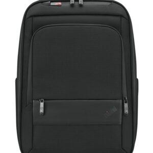 THE LENOVO THINKPAD PROFESSIONAL 16” BACKPACK GEN 2 IS A STREAMLINED YET VERSATILE BACKPACK FOR THE ON-THE-GO PROFESSIONAL THAT IS ALSO SMARTER FOR THE PLANET. THIS CLEAN, MODERN DESIGN CARRIES, PROTECTS, AND ORGANIZES YOUR MOBILE OFFICE, WHILE PREMIUM, LIGHTWEIGHT AND WATER-RESISTANT MATERIALS WITHSTAND EVERYDAY WEAR AND TEAR. PC COMPARTMENT SUPPORTS LAPTOPS UP TO 16”, WITH A SEPARATE PADDED SLIP POCKET FOR AN ADDITIONAL SMALLER DEVICE.