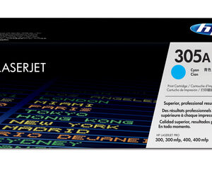 HP 305A CYAN LASERJET TONER CARTRIDGE FOR LASERJET PRO 300 AND 400 COLOUR SERIES