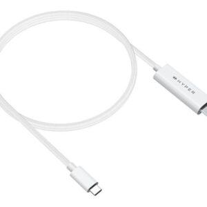 TARGUS - HYPER 4K USB-C TO HDMI CABLE - WHITE SHARE 4K60HZ CONTENT WITH A SINGLE CABLE, SIMPLE PLUG AND PLAY DESIGN, UNIVERSALLY COMPATIBLE