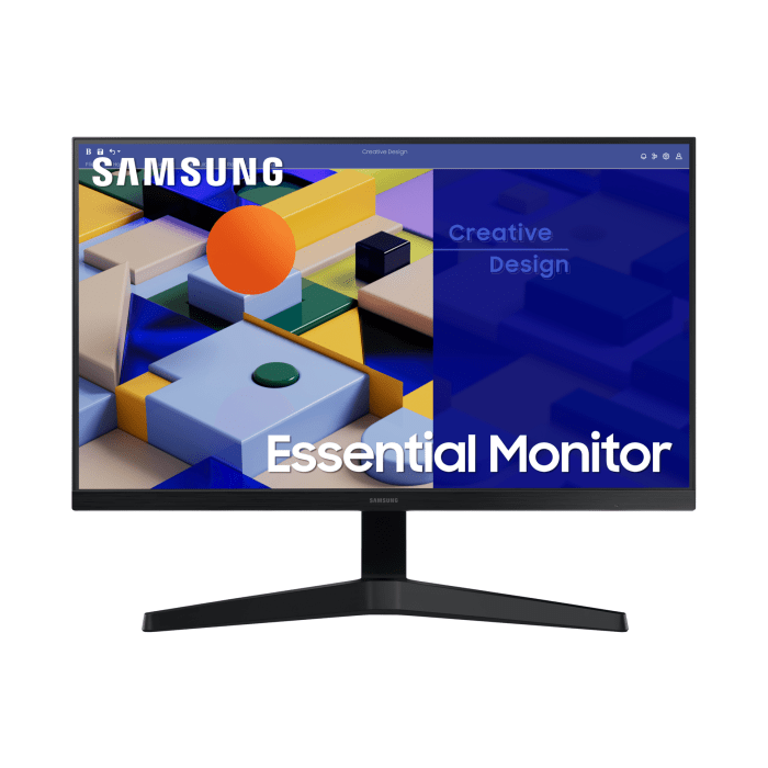 SAMSUNG VALUE S30GD FLAT 27" DISPLAY IPS RESPONSE: 5 GTG AR: 16:09 RESOLUTION: 1,920 X 1,080 (FHD) RR: 100HZ HDMI (X1), DP SPEAKER: NO POWER SUPPLY: EXTERNAL TILT: YES SWIVEL: NO PIVOT: NO HEIGHT ADJUST: NO VESA: YES ACCESSORIES: HDMI CABLE, POWER SUPPLY CABLE WARRANTY: 3 YEAR CARRY-IN