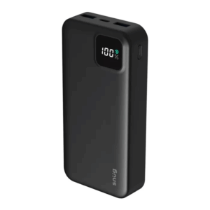 SNUG SQUARE DIGITAL PD POWERBANK - 20000MAH STAY POWERED ON THE GO! CHARGE UP TO 3 DEVICES SIMULTANEOUSLY VIA USB PORTS, WITH A USB-C CABLE INCLUDED FOR CONVENIENCE. FEATURES: 20W MAX OUTPUT. POWER DELIVERY FAST CHARGING. DIGITAL POWER LEVEL INDICATOR. WARRANTY: 1 YEAR