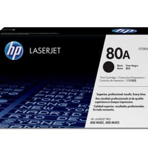 HP 80A BLACK LASERJET TONER CARTRIDGE FOR HP LASERJET PRO 400 MFP M425 AND 400 PRINTER M401 SERIES AVERAGE CARTRIDGE