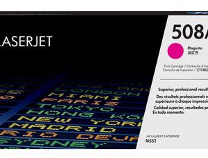 HP 508A MAGENTA LASERJET ENTERPRISE M552/M553 TONER CARTRIDGE YIELD 5000 PGS