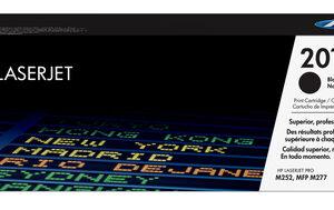 HP 201X BLACK LASERJET MFP M277/M252 TONER CARTRIDGE YIELD 2800 PGS