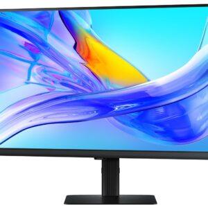 SAMSUNG VIEWFINITY S80UD FLAT  32" DISPLAY IPS  RESPONSE:5MS GTG AR: 16:09 RESOLUTION: 4K(3,840 X 2,160) (UHD) RR: 60HZ HDMI (X1), DP SPEAKER: NO POWER SUPPLY: EXTERNAL TILT: YES SWIVEL: YES PIVOT: YES HEIGHT ADJUST: YES VESA: YES ACCESSORIES: HDMI CABLE, POWER SUPPLY CABLE  WARRANTY: 3 YEAR CARRY-IN