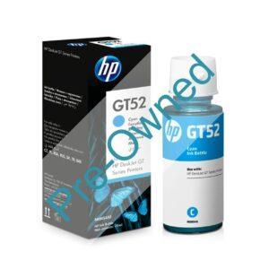 HP GT52 CYAN ORIGINAL INK BOTTLE- BOX OPENED/BOX DAMAGED