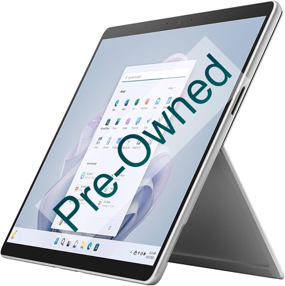 MICROSOFT SURFACE PRO 9, 12TH GEN INTEL CORE I7-1265U PROCESSOR, INTEL IRIS XE GGRAPHICS, 16GB (LPDDR5 RAM), REMOVABLE DRIVE (SSD) : 256GB, 13-INCH PIXELSENSE FLOW DISPLAY, 2880 X 1920 (267 PPI), FRONT-FACING CAMERA WITH 1080P FULL HD VIDEO, 10.0MP REAR-FACING AUTOFOCUS CAMERA WITH 1080P HD AND 4K VIDEO, 2 X USB-C WITH USB 4.0/THUNDERBOLT 4, 1 × SURFACE CONNECT PORT, 1 X SURFACE KEYBOARD PORT, WI-FI 6E: 802.11AX COMPATIBLE, BLUETOOTH WIRELESS 5.1 TECHNOLOGY, WINDOWS 11 PRO, 1 YEAR WARRANTY