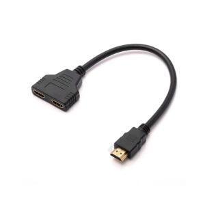 30CM 2 PORT HDMI SPLITTER CABLE - (CAB-HDM44F)