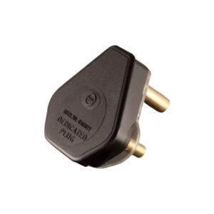 3 PRONG BLACK DEDICATED PLUG TOP