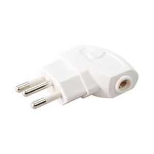 SLIMLINE 3 POINT PLUG 16A WHITE-NEW