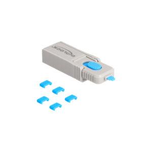 DELOCK 20926 TYPE-C 5-PORT BLOCKER SET FOR TYPE-C FEMALE PORTS AND LOCK TOOL