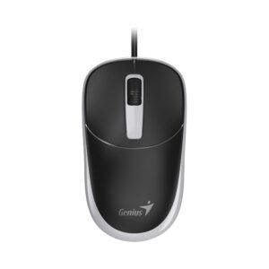 GENIUS DX-123 CLASSIC USB OPTICAL MOUSE  BLK+GREY