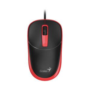 GENIUS DX-123 1.5M USB CLASSIC OPTICAL MOUSE - BLACK/RED
