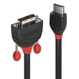 LINDY 2M HDMI TO DVI-D MM CABLE-BLACK LINE (36272)