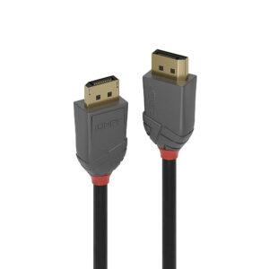 LINDY 5M DISPLAYPORT 1.2 MM CABLE-ANTHRA (36484)