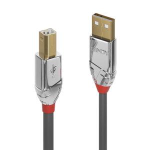 LINDY 3M USB2.0 AM TO BM CROMO L CABLE (36643)