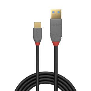 LINDY 0.5M USB2.0 USB-C MALE TO MALE ANTHRA(36885)