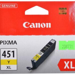 CANON-INK-CLI-451 XL Y-IP7240/ MG5440/ MG5540/MG5640/ MG6340/MG7140/MG7540/ MX924/ IX6840/ IP8740- YIELD 695