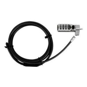 TARGUS - DEFCON  COMPACT COMBINATION CABLE LOCK (NANO) SECURELY ATTACHES TO KENSINGTON NANO LOCK SLOTS NO MASTER KEY REQUIRED UNIQUE COMBINATION AND SERIAL NUMBER