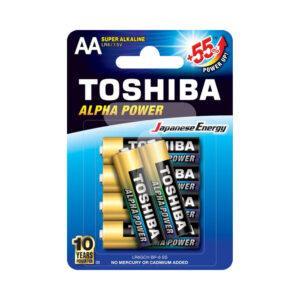 TOSHIBA ALPHA POWER ALKALINE AA - 6 PACK