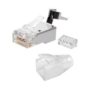 CAT6A / CAT7 STP EASY PASS PLUG & BOOT