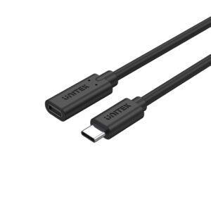 UNITEK 0.5M USB3.2 TYPE-C, M-F EXT CABLE(C14086BK)