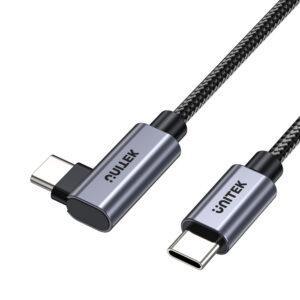 UNITEK 5M 100W USB-C CABLE 90 DEG(C14123BK-5M)