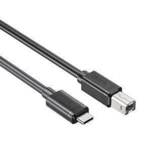 UNITEK C14140ABK03 3M TYPE-C TO TYPE-B DATA AND CHARGING CABLE