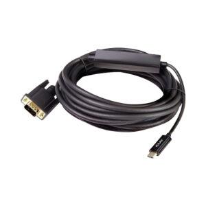 5M USB TYPE-C TO VGA ACTIVE CABLE MALE TO MALE