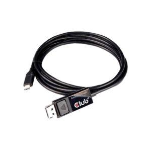 1.8M USB TYPE-C TO DP 1.4 MM BI-DIRECTIONAL CABLE