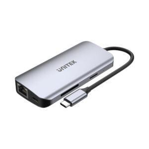 UNITEK USB-C 8IN1 HUB SPACE GRY(D1122A01)