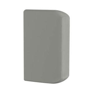 DECORDUCT 1 COMP END CAP GREY