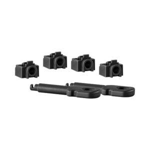 PORT BLOCKER+1 KEY-4 BLOCKERS BLK RJ45 (FA-5090)*