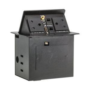 POPUP (2XPWR, 2XLAN, 1X AUD, 1X VID, 1X HDMI)