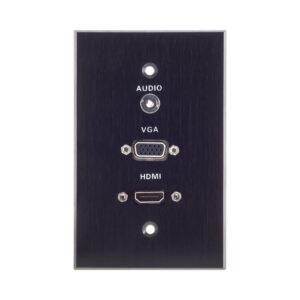 WALL PLATE 1X VGA, 1X HDMI, 1X AUD