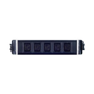 5-WAY IEC-19 PWR WITH GST18 F/M PLUG 16A,250V BLK*