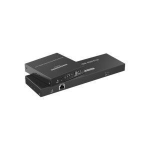 LENKENG 4X1 - 70M HDMI KVM EXTENDER SWITCH