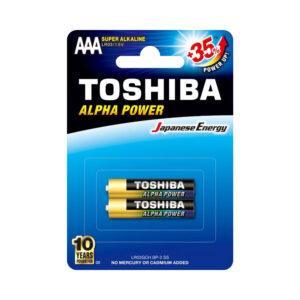 TOSHIBA ALPHA POWER ALKALINE AAA - 2 PACK