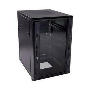 18U 600X800FLOOR CABINET,4  FANS,1 SHELF,CASTORS