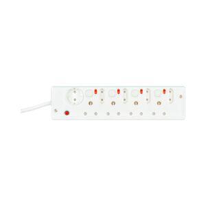 9-PORT MP 4X16A(4X6A)(1X10A) SHUKO - SWITCHES- 09B